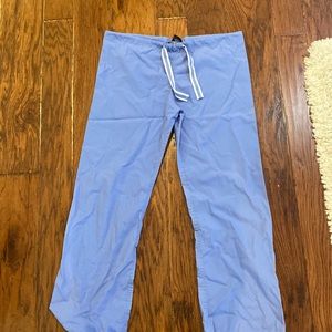 Blue Sky- teal scrub bottoms,XS